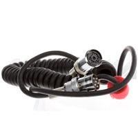 Lumedyne 3-7' Coiled Head Extension Cord, #035