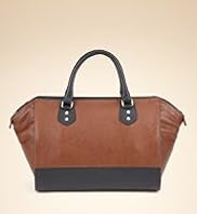 Leather Panelled Gladstone Bag