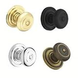 Baldwin 5410.030.IDM Colonial Half Dummy Knob Set, Polished Brass