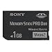 Sony MSMT1G 1GB Memory Stick PRO Duo (Mark2) Media