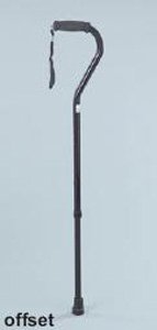 offset handle adjustable aluminum can, black, 1each
