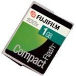Electronics : Fujifilm 1GB 100x speed 15Mb/sec Compact Flash Card