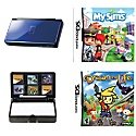 Nintendo DS Lite Game System Bundle - Cobalt Blue/Black - My Sims and Drawn to Life Games