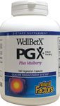 Natural Factors Wellbetx PGX Plus Mulberry Veg. Capsules, 180-Count
