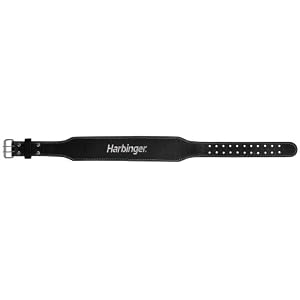Harbinger 284 4-Inch Padded Leather Lifting Belt