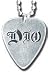 Ronnie James Dio Metal Guitar Pick Necklace