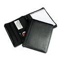 Regal Leather Binder/Portfolio, 1" Capacity, Letter Size Pad, Black SAM15540