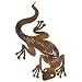 Iron wall adornment, 'Spying Gecko'
