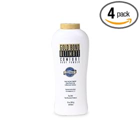 Gold Bond Ultimate Comfort Body Powder, Aloe, 10-Ounce Bottles (Pack of 4)