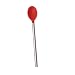 Kitchen & Housewares : Tovolo Red Silicone Solid Spoon, 14-Inch