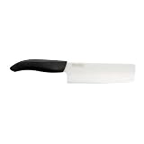 Kyocera Revolution Series Nakiri Vegetable Cleaver - White Blade - 6 Inch