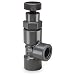 Hayward PVC Globe Valve, FPM Seal, 2" Threaded
