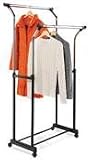 Honey-Can-Do Flared Double Garment Rack