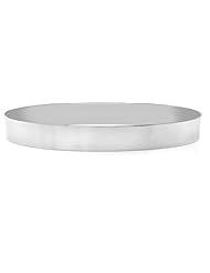 14K White Gold Flat Bangle Bracelet, 10mm (3/8") [Jewelry]