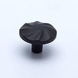 1 5/16 Round Knob - Satin Black