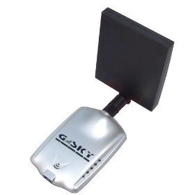 GSKY High Power 500mW 27dBm 802.11b/g USB Wireless WiFi LAN Adapter With High Gain 7dBi Panel Antenna
