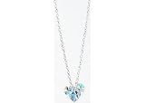 Search : Signature Swaroski Crystal Three Heart STERILNG SILVER