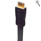 AudioQuest Flat HDMI-G Cable - HDMI Plugs 2.0 -Meter (6.56 -Feet) PVC Cable (Dark Gray)