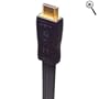 AudioQuest Flat HDMI-G Cable - HDMI Plugs 1.0-Meter (3.28 -Feet) PVC Cable (Dark Gray)