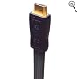 AudioQuest Flat HDMI-G Cable - HDMI Plugs 2.0 -Meter (6.56 -Feet) PVC Cable (Dark Gray)