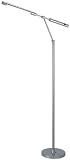 Floor Lamp - Baton Collection Polished Steel Finish