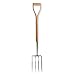 Brook & Hunter 11020DY Premium Digging Fork with a Handcrafted Red Oak Handle and a Stainless Steel Alloy Polished Blade, 43-Inch long