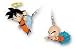 Search : Angel Goku & Krillin - Dragonball Twin Figure Keychain (Japanese Imported)