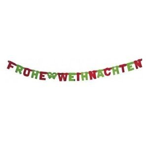 Girlande - Frohe Weihnachten (WEI)