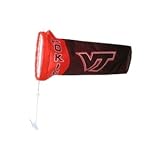 Virginia Tech Hokies Car Flag. Windsock Frem