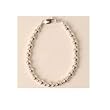 Silver Beaded Bracelet - Size 5 inches