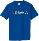 S.Horizon-NOBAMA on 100% Heavy Cotton T-Shirt~Royal Blue~Adult-LG
