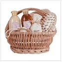 GINGER THERAPY GIFT SET BASKET GEL LOTION BATH SALTS
