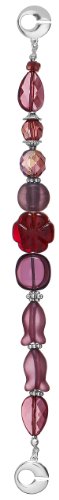 PILGRIM 562-307 Create-it Kette, versilbert, rot Preisvergleich