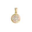 14K Gold Diamond Pendant