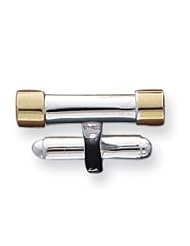 Sterling Silver & Vermeil Bar Cuff Links