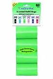 Pet Supplies : 5Star Cored Scented Dog Walking Poop Bags Green 60 Count