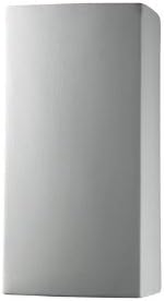 Justice Design Group Lighting CER-5955-BIS Wall Sconce with Ceramic Bisque Shades, White