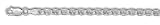 Sterling Silver 10 Inch X 3.2 mm Mariner Link Anklet - Italian