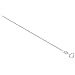 Sterling Silver 1mm Italian Box Chain Necklace NICKEL FREE, 18 in.