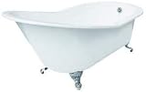 Elizabethan Classics GDSLNOHOLE Cast Tub White