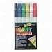 Uni-Paint Opaque Oil-Based Paint Marker 63721, Fine Point 12 Pack Assorted Colors