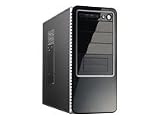 COMPUCASE ATX Midi Tower 3x13,34cm + 2x8,89cm ext 4x8,89 cm int. schraubenlose Montage 2xUSB2.0 + Audio TAC 2.0 schwarz silber