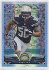 Manti Te'o #210/260 San Diego Chargers (Football Card) 2013 Topps Chrome Prism Refractor #63