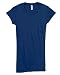 Bella Ladies Kimberley Cap Sleeve Crewneck T-Shirt - MIDNIGHT - Small