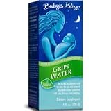 Baby's Bliss GripeWater - Ease the Gas & Stomach Pain, 4 oz., (Bliss By Mom)
