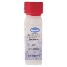 Click here to buy Ledum Palustre Bites and Stings - 30X, 250 tab ( Multi-Pack) by Hyland's Homeopathic.