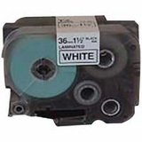 M series tape cartridge for p-touch labelers, black on yellow, 1/2 width - Same Day Shipping (orders by 3 pm), Next Day Delivery (in most cases)
