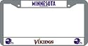 Minnesota Vikings Chrome License Plate Frame