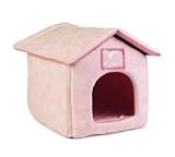 Cat Bed Just 4 Pets House Pink Stars