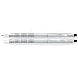 Cross Classic Century Satin Chrome Ball-Point Pen and 0.5mm Pencil Set